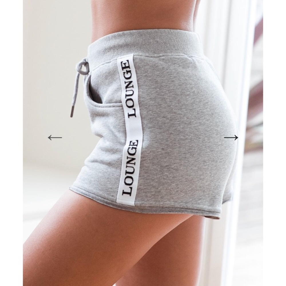 Lounge Underwear Grey High Waisted Shorts M